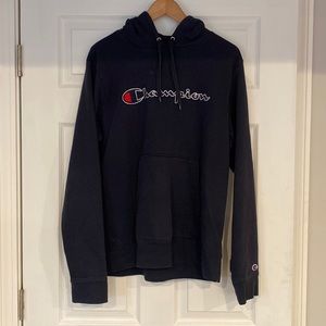 Champion Navy blue hoodie